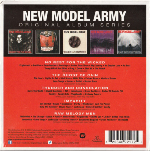5CD / New Model Army / Original Album Series / 5CD