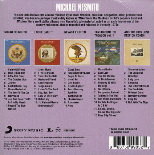 5CD / Nesmith Michael / Original Album Classics / 5CD