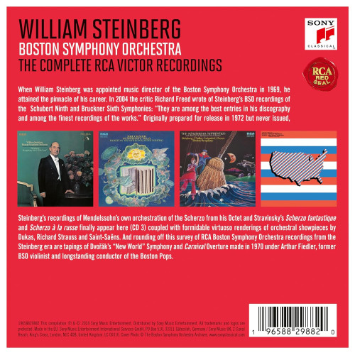 4CD / Steinberg William / William Steinberg Boston Symphony... / 4CD