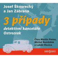 3CD�kvoreck� Josef,Z�brana Jan / 3 p��pady detektivn� / 3CD / MP3