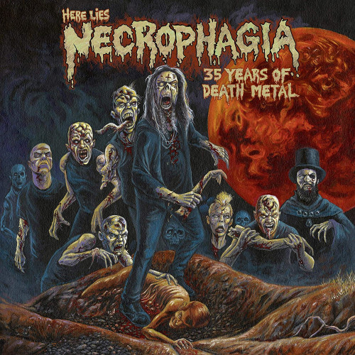CD / Necrophagia / Here Lies Necrophagia / 35 Years In Death Metal