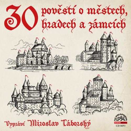 CD / Various / 30 pov�st� o m�stech,hradech a z�mc�ch / T�borsk� / MP3
