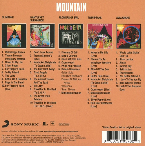 5CD / Mountain / Original Album Classics / 5CD