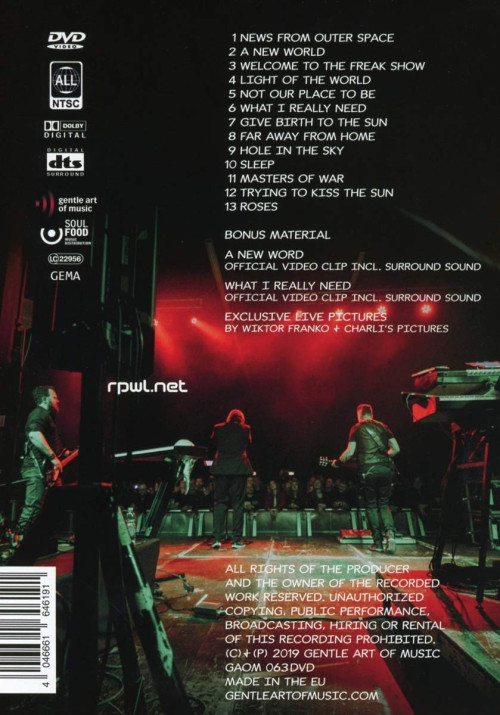 DVD / RPWL / Live From Outer Space