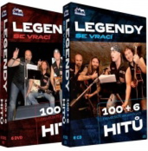 CD/DVD / Legendy se vrac� / 100+6 hit� / 6CD+6DVD
