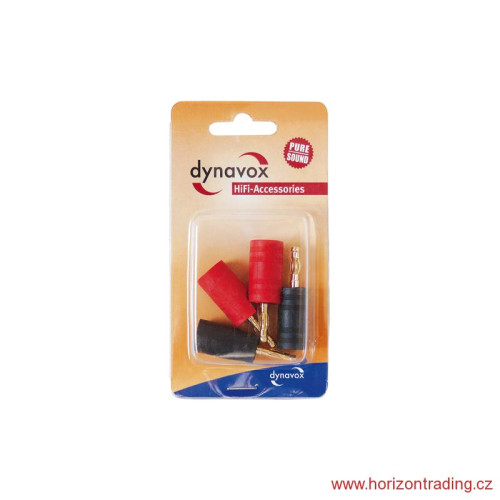HIFI / HIFI / Koncovky Dynavox Banana Set / Ban�nky / 4ks