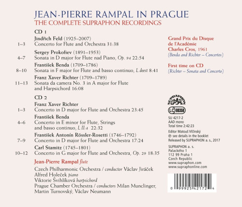 2CD / Rampal Jean Pierre / Prague Recordings / 2CD