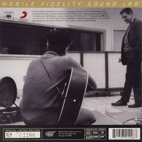 CD/SACD / Dylan Bob / Bob Dylan / Hybrid SACD / MFSL