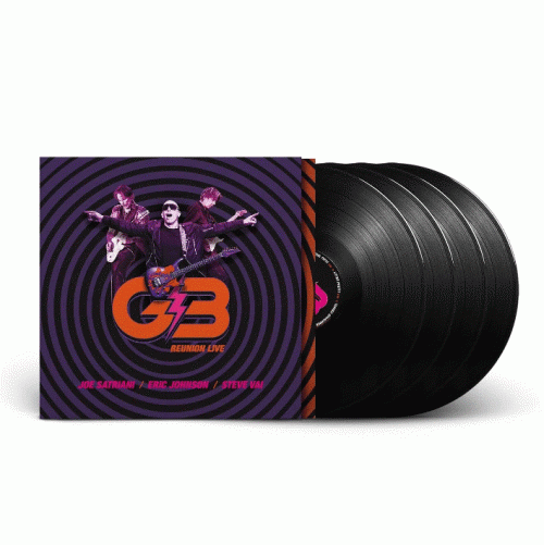 4LP / G3 / Satriani / Vai / Johnson / Reunion Live / Vinyl / 4LP