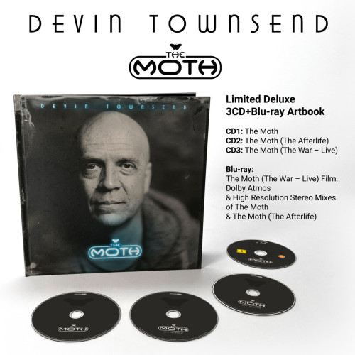 CD/BRD / Townsend Devin / Moth / Artbook / 3CD+Blu-Ray
