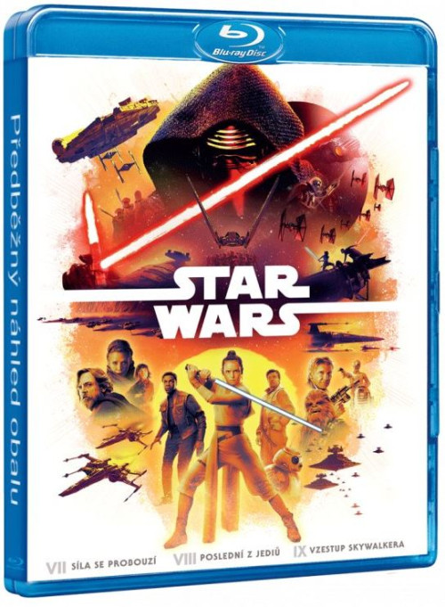 3Blu-Ray / FILM /  Star Wars:Epizody 7,8,9 / Kolekce / 3Blu-Ray