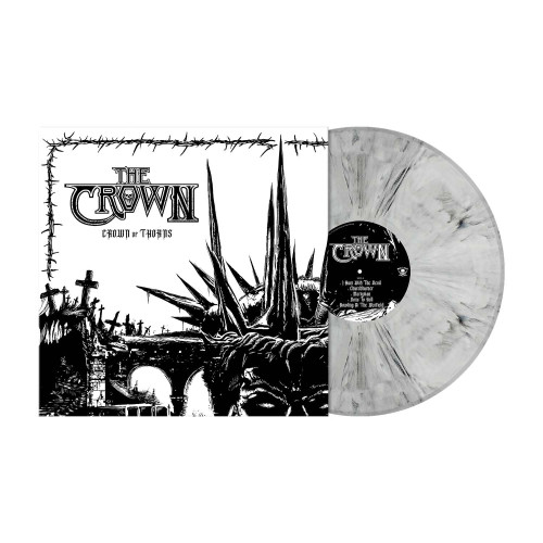 LP / Crown / Crown Of Thorns / White,Black Marbled / Vinyl