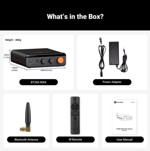 HIFI / HIFI / Integrovan� zesilova� Fosi Audio BT20A MAX