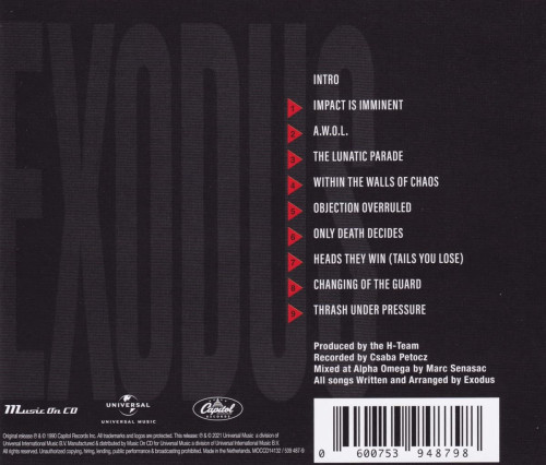 CD / Exodus / Impact Is Imminent / Reedice