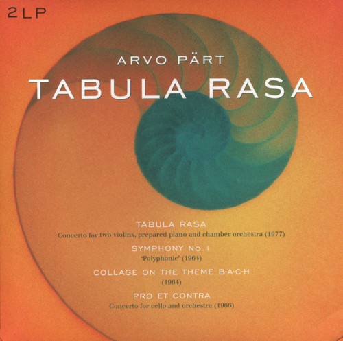 2LP / Part Arvo / Tabula Rasa / Symphony 1... / Vinyl / 2LP