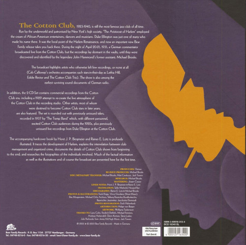 2CD / Various / Cotton Club / Digibook / 2CD