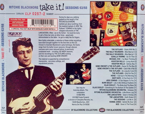 CD / Blackmore Ritchie / Take It! / Sessions 63 / 68