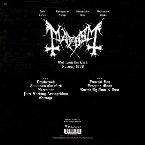 LP / Mayhem / Out Of The Dark / Vinyl