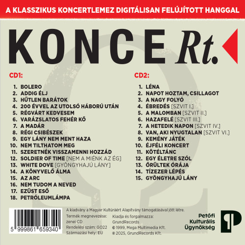 2CD / Omega / Koncert / Nepstadion 1999 / 2CD