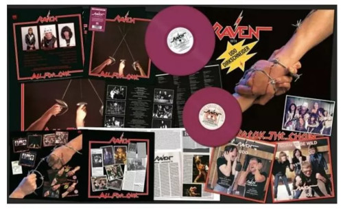 2LP / Raven / All For One / Vinyl / LP+CD / Coloured / Purple