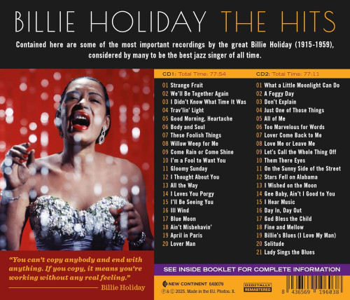 2CD / Holiday Billie / Hits / 2CD