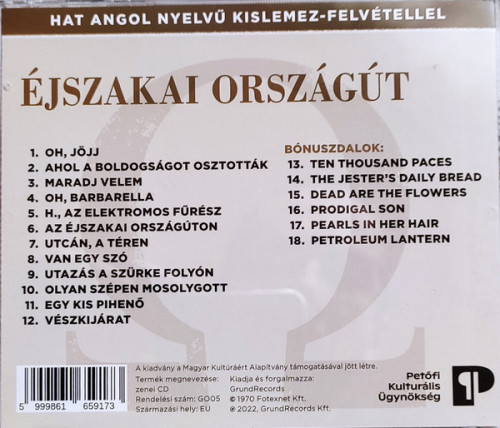 CD / Omega / �jszakai orsz�g�t