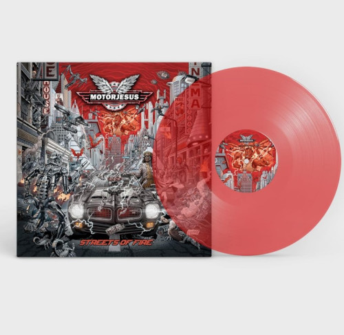 LP / Motorjesus / Streets Of Fire / Transparent Red / Vinyl