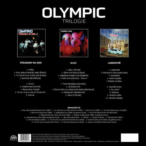 LP/CD / Olympic / Trilogie:Pr�zdniny na Zemi,Ulice,Laborato� / Vinyl