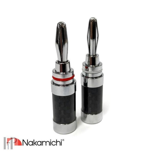 HIFI / HIFI / Koncovky Nakamichi Banana Plugs N04072-Rhodium / 2ks