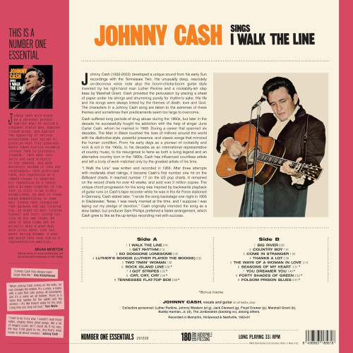 LP / Cash Johnny / Sings I Walk the Line / Vinyl