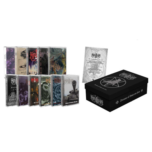 MC / Marduk / Dreems Of Blood And Iron / Box / Poster / 11 Music Cassette