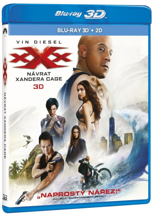 3D Blu-Ray / Blu-ray film /  XXX:N�vrat Xandera Cage / 3D+2D Blu-Ray