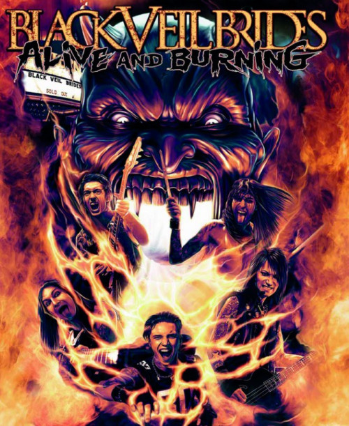 Blu-Ray / Black Veil Brides / Alive & Burning / Digipack / Blu-Ray