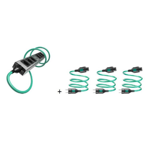 HIFI / HIFI / S�ov� filtr:IsoTek V5 Polaris / Silver+4xEvo3 Initium