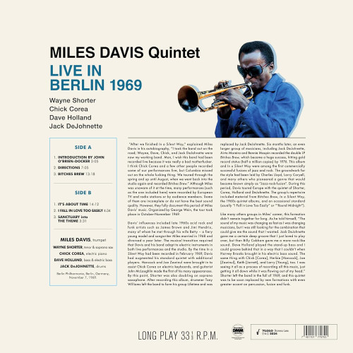 LP / Davis Miles Quintet / Live In Berlin 1969 / Vinyl
