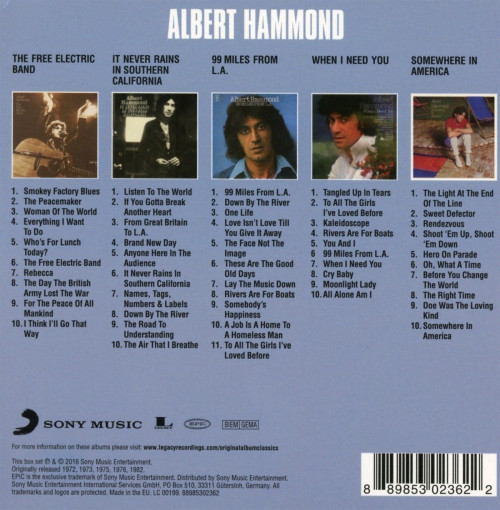 5CD / Hammond Albert / Original Album Classics / 5CD