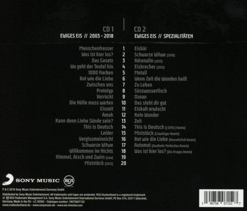 2CD / Eisbrecher / Ewiges Eis - 15 Jahre Eisbrecher / 2CD