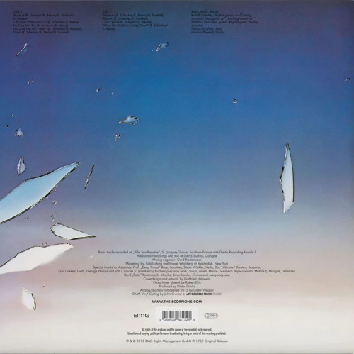 LP / Scorpions / Blackout / Reedice 2023 / Crystal Clear / Vinyl