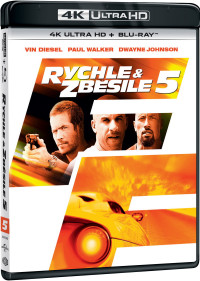 UHD4kBDBlu-ray film /  Rychle a zb�sile 5 / Fast Five / UHD 4K+Blu-Ray