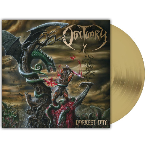 2LP / Obituary / Darkest Day / Reedice / Translucent Gold / Vinyl / 2LP
