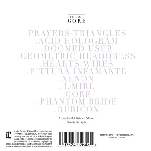 CD / Deftones / Gore / Digisleeve
