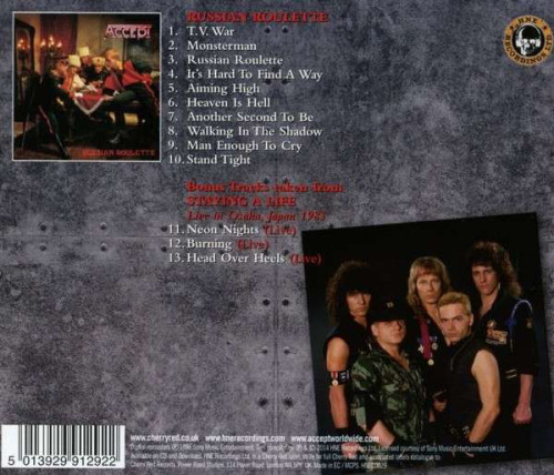 CD / Accept / Russian Roulette / Expanded / Bonus Tracks
