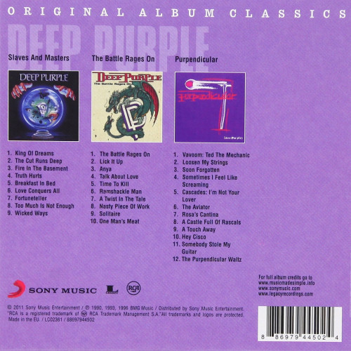 3CD / Deep Purple / Original Album Classics / 3CD