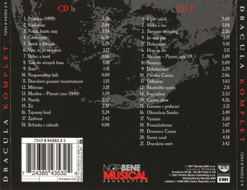 2CD / Muzik�l / Dracula / Komplet / 2CD