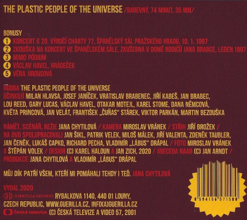 DVD / Dokument / Plastic People Of The Universe / Jana Chytilov�