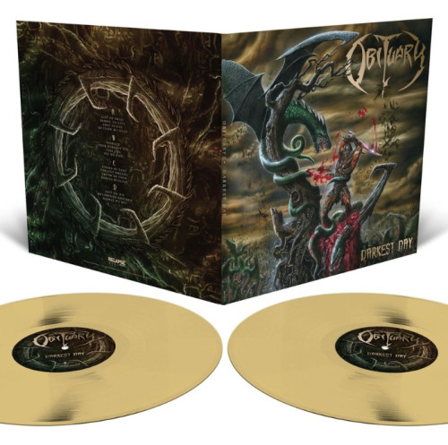 2LP / Obituary / Darkest Day / Reedice / Translucent Gold / Vinyl / 2LP