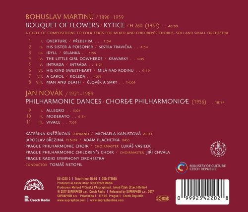 CD / Martin� Bohuslav / Kytice / Nov�k:Filharmonick� o.�esk�ho rozh..