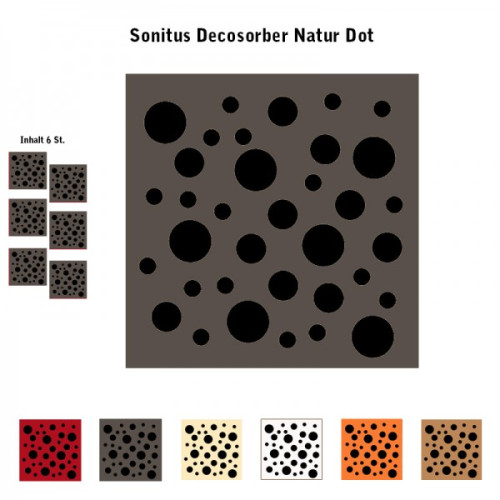 HIFI / HIFI / Absorp�n� panel Sonitus:Decosorber Dot 8 / 6ks