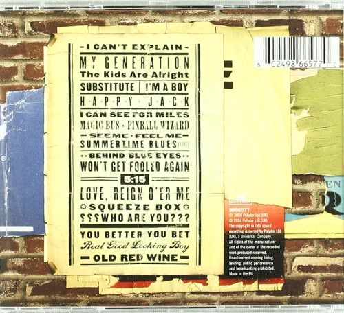 CD / Who / Then And Now / Greatest Hits