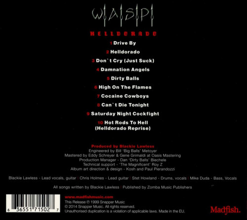 CD / W.A.S.P. / Helldorado / Digipack